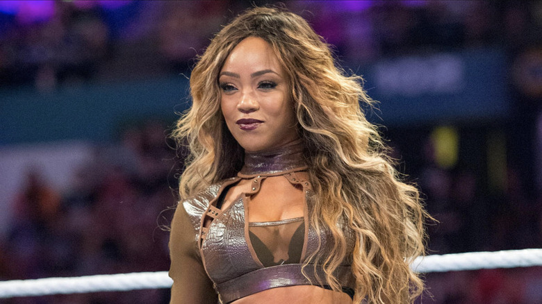 Alicia Fox in the ring