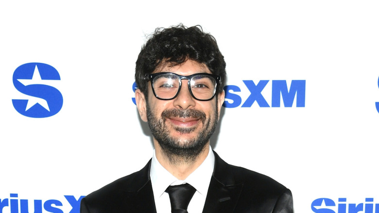 Tony Khan at a Sirius XM event