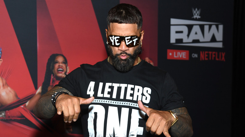 Jey Uso attends WWE RAW LIVE ON NETFLIX at Barclays Center