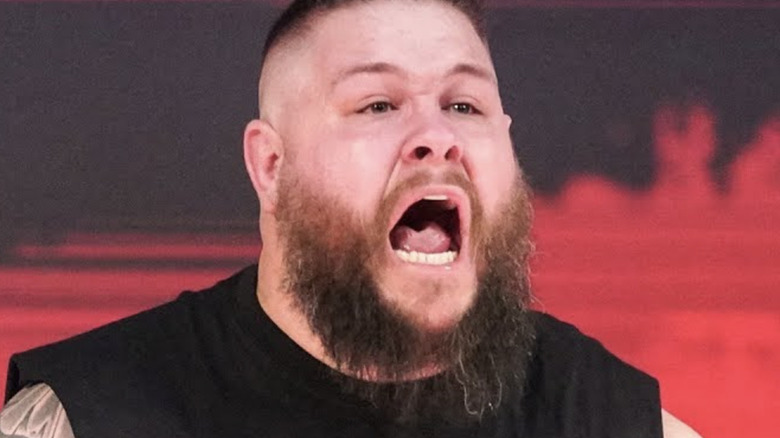 Kevin Owens making his entrance