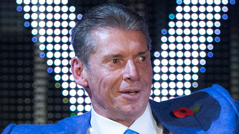 Vince McMahon makes his entrance