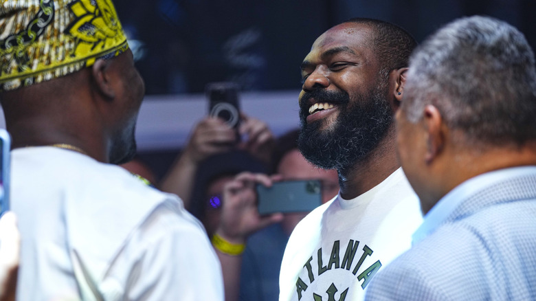 Francis Ngannou and Jon Jones