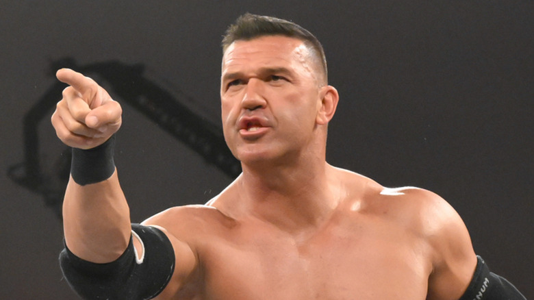Frankie Kazarian participates in the U.S. vs. Canada Border Brawl