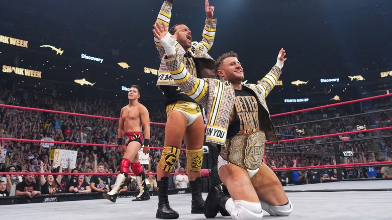 MJF And Adam Cole Pose Together On AEW TV