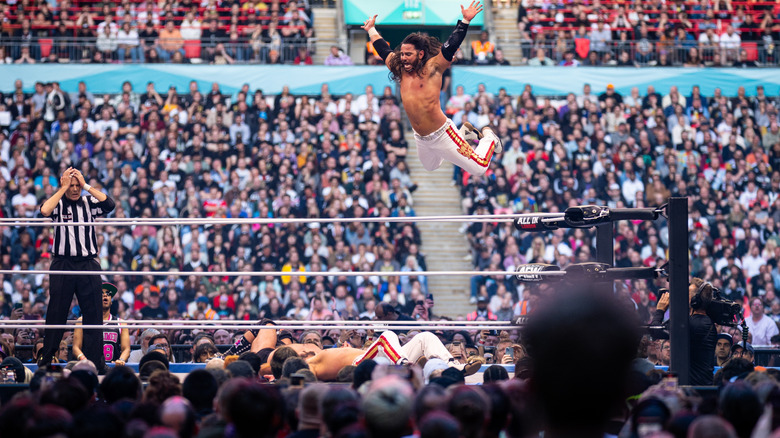 The Young Bucks and FTR at AEW All In London 2023