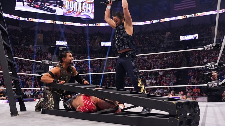 The Young Bucks and Dax Harwood at AEW Dynasty 2024