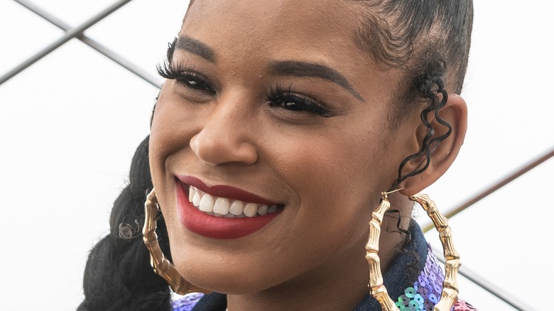 Bianca Belair smiling