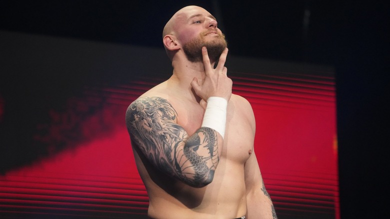 Gabe Kidd makes his entrance