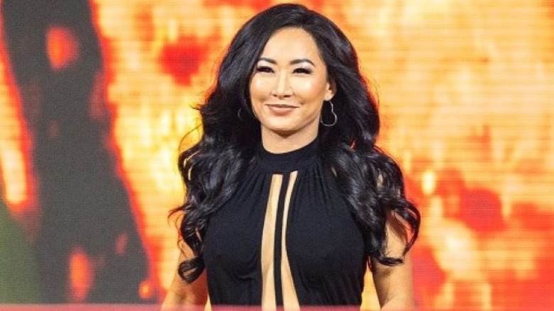 Gail Kim walking to the ring