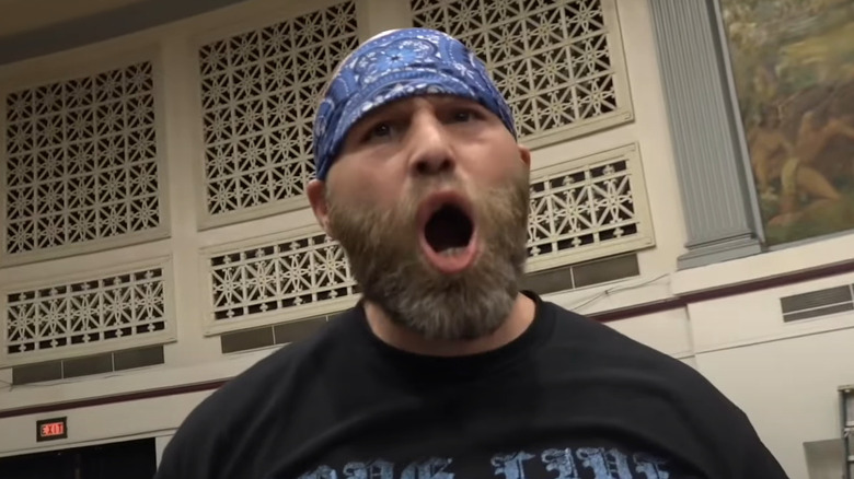 Nick Gage shouting