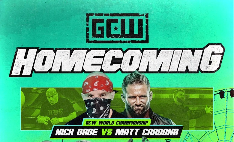 GCW Homecoming Nick Gage Matt Cardona