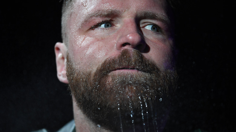 Jon Moxley stares