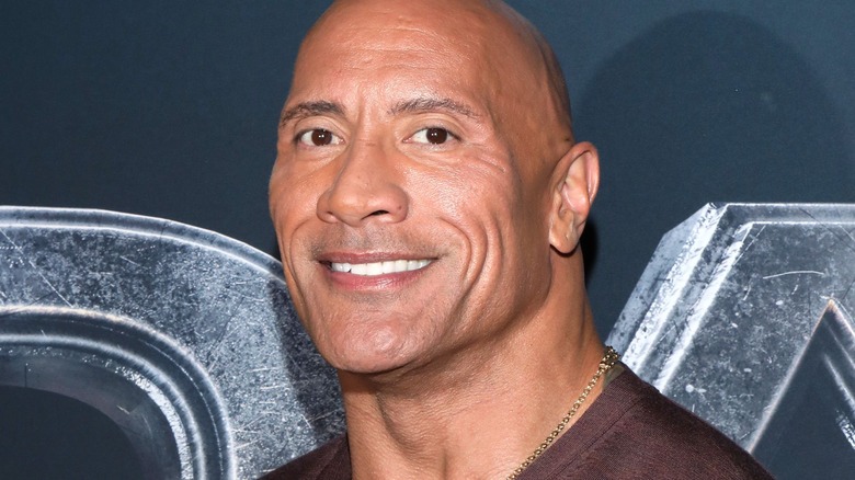 Dwayne Johnson at Black Adam premiere