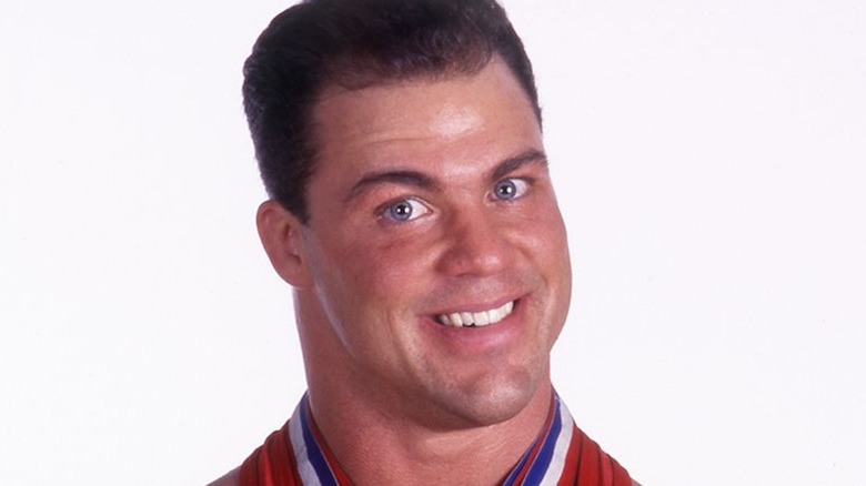 Kurt Angle in the early years of his WWE run