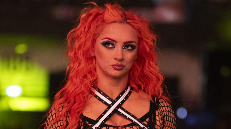 Gigi Dolin in a WWE ring