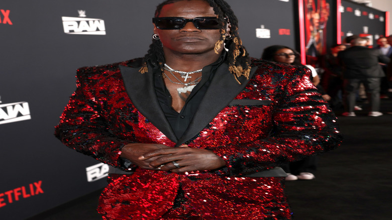 R-Truth attends Netflix's Debut of WWE Monday Night Raw at Intuit Dome on January 06, 2025 in Inglewood, California.