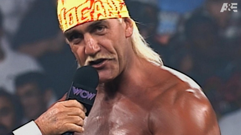 Hulk Hogan during his memorable WCW heel turn.
