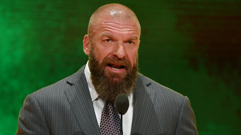 Paul "Triple H" Levesque, wanting to discuss only positive things