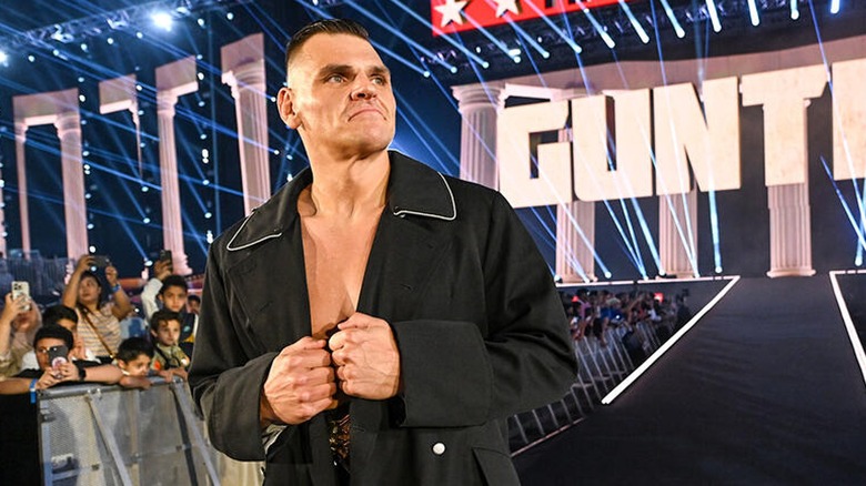 GUNTHER ahead of his Crown Jewel match against Cody Rhodes.