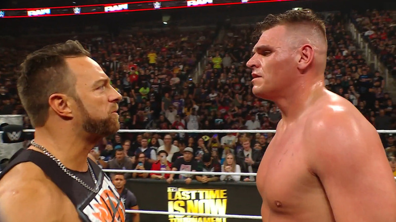 Gunther and LA Knight face off on 