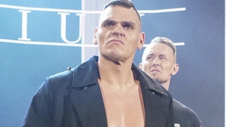 GUNTHER walks to the ring