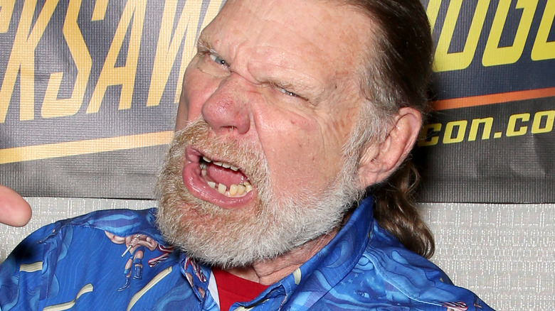 Jim Duggan posing