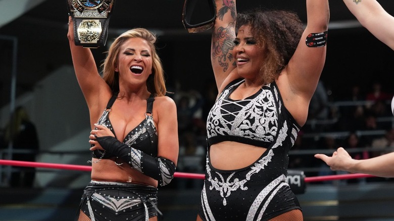 The Babes of Wrath on AEW Collision