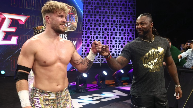 Will Ospreay and Swerve Strickland on AEW Dynamite