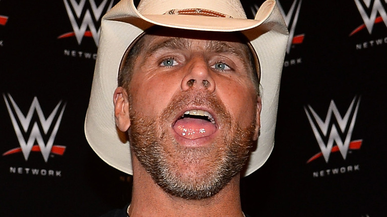 Shawn Michaels With His Mouth Open