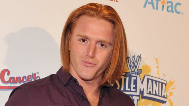 Heath Slater back when he had hair and feuded with John Cena