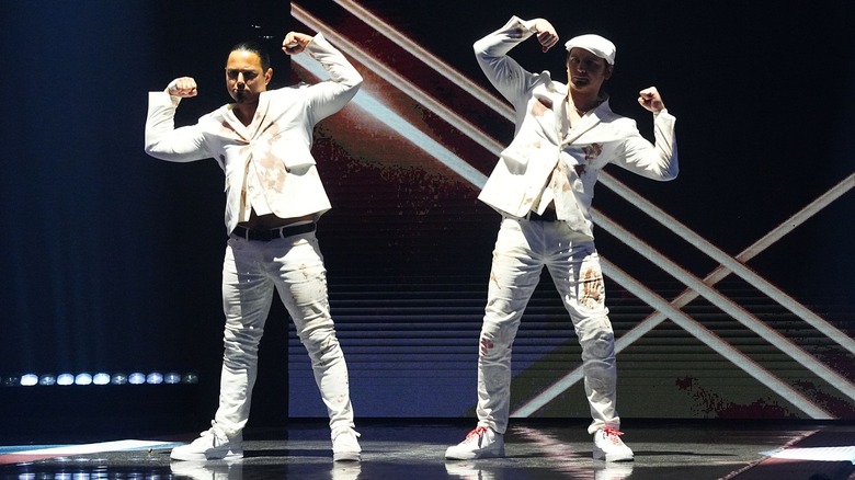 The Young Bucks posing
