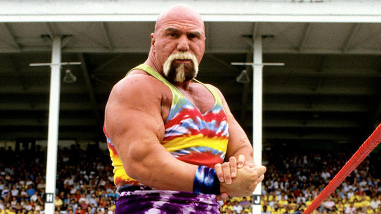 Superstar Billy Graham flexes