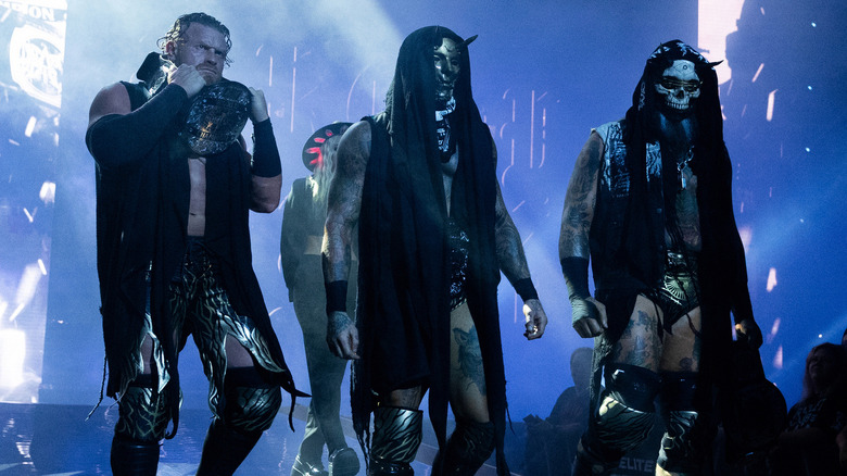 House of Black walking to the ring