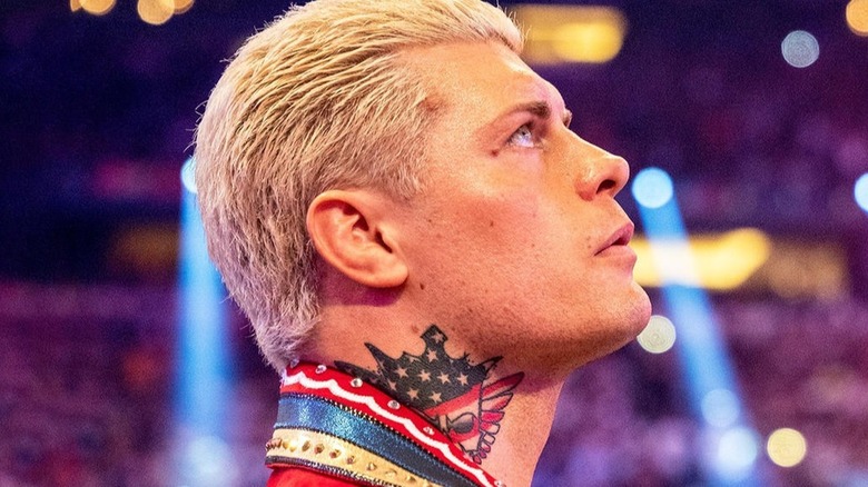 Cody Rhodes' neck tattoo