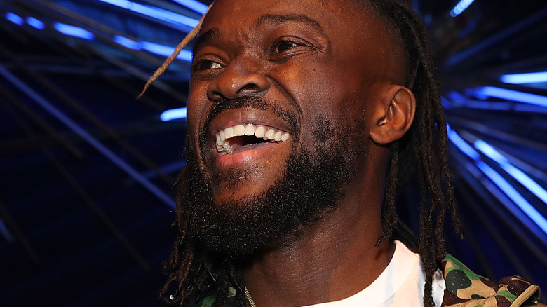 Kofi Kingston smiling 