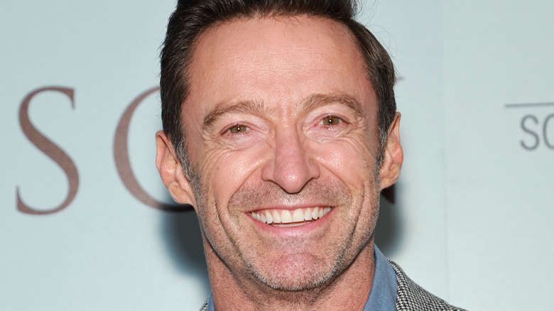 Hugh Jackman smiling