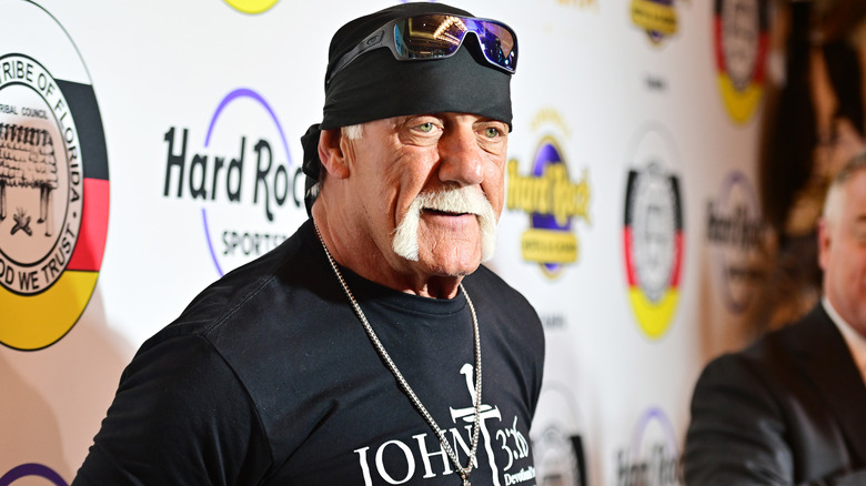Hulk Hogan Poses At A Recent Red Carpet Event