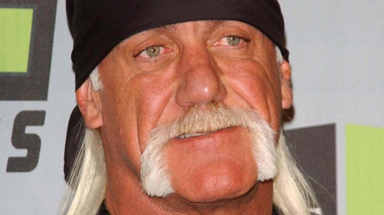 Hulk Hogan looking off into the distance