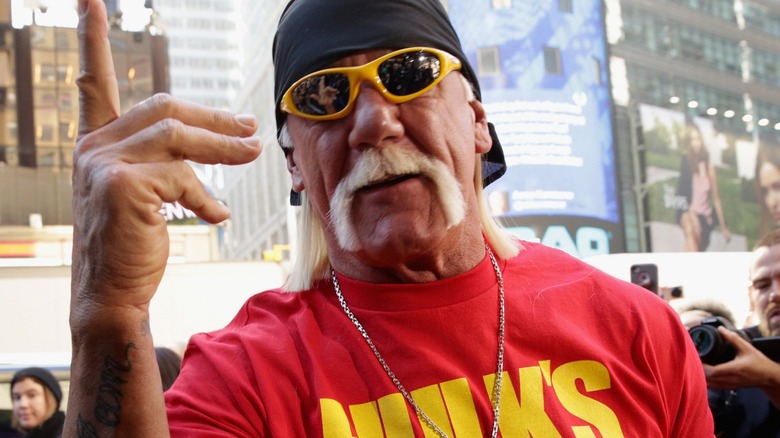 Hulk Hogan smiling