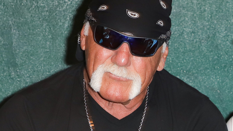 Hulk Hogan posing