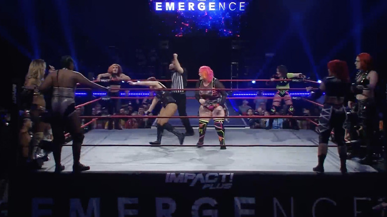 Four-Way Knockouts Tag Title Match