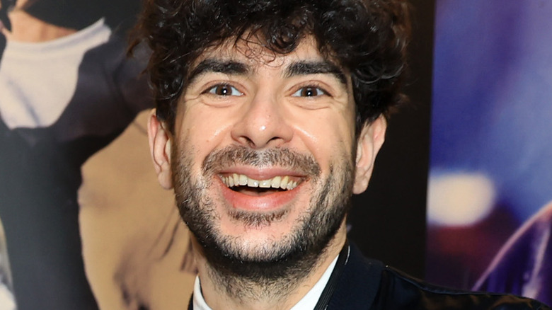 Tony Khan smiling