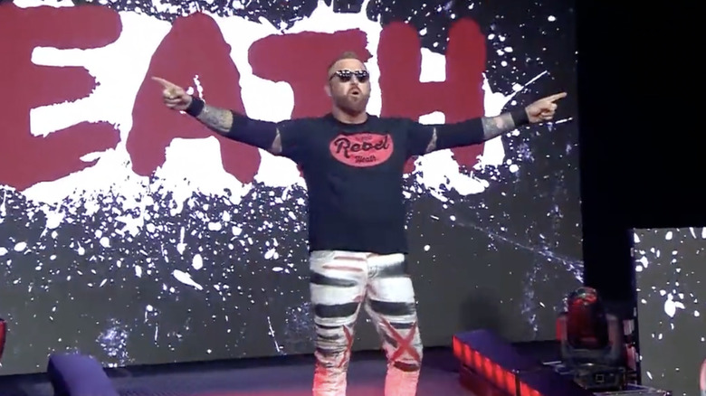 Heath posing on the ramp