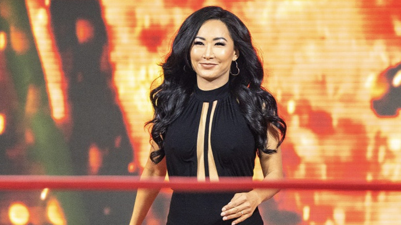 Gail Kim walking to the ring