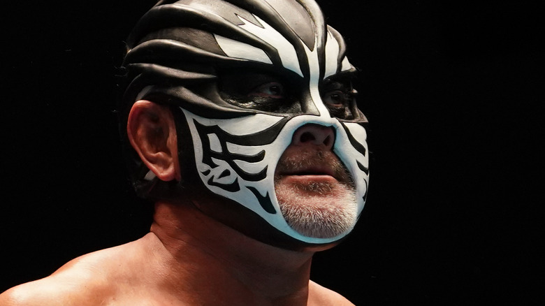 The Great Muta intense face