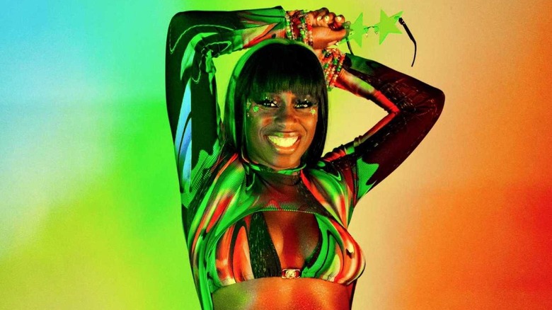 Trinity poses for Pride-themed photo shoot
