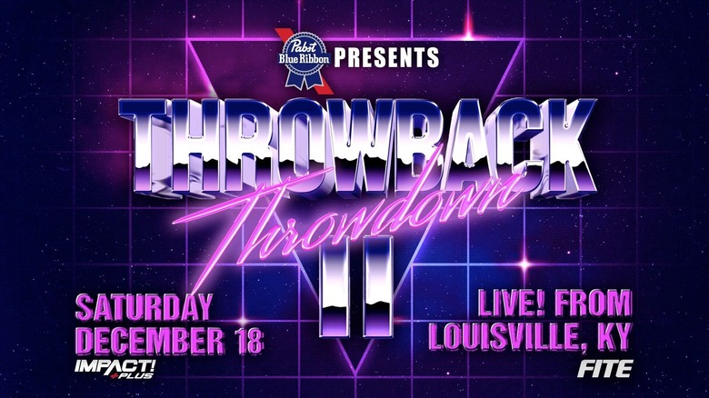 Poster For Impact Wrestling Throwback Throwdown II
