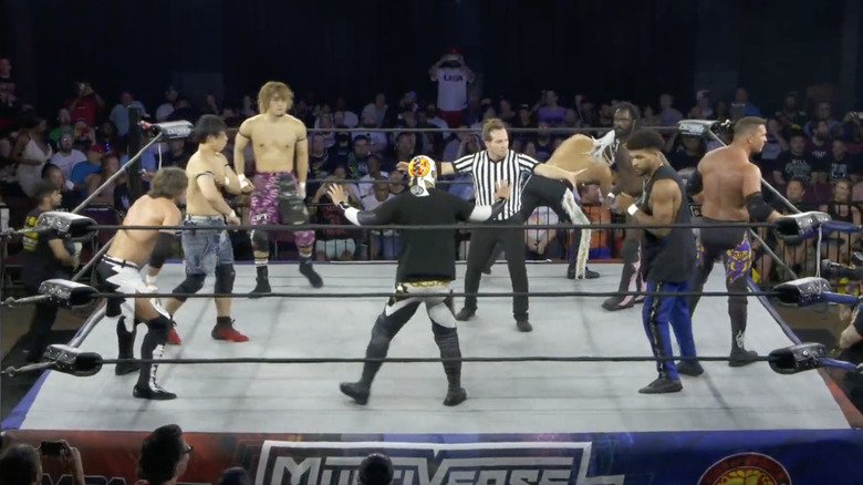 Eight-Man Scramble Match