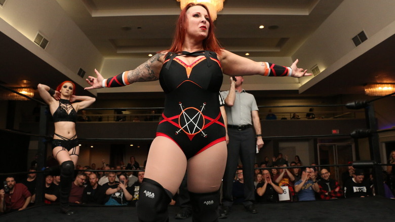 LuFisto enters the ring