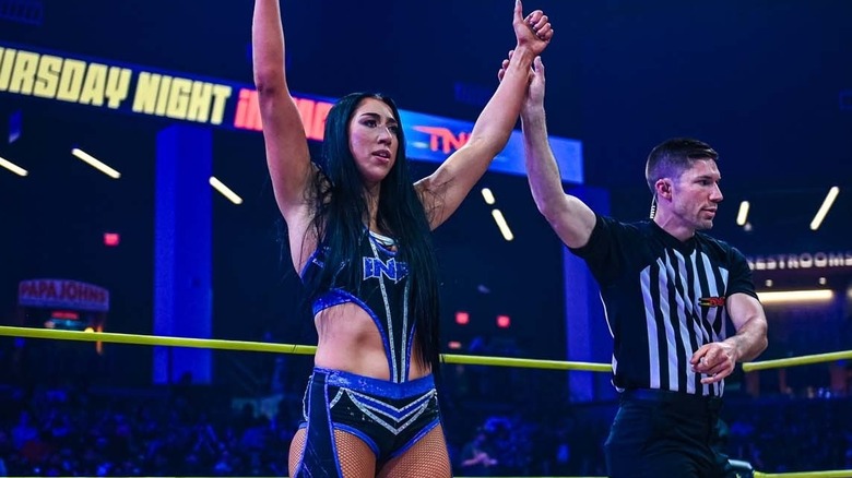 Indi Hartwell in the ring
